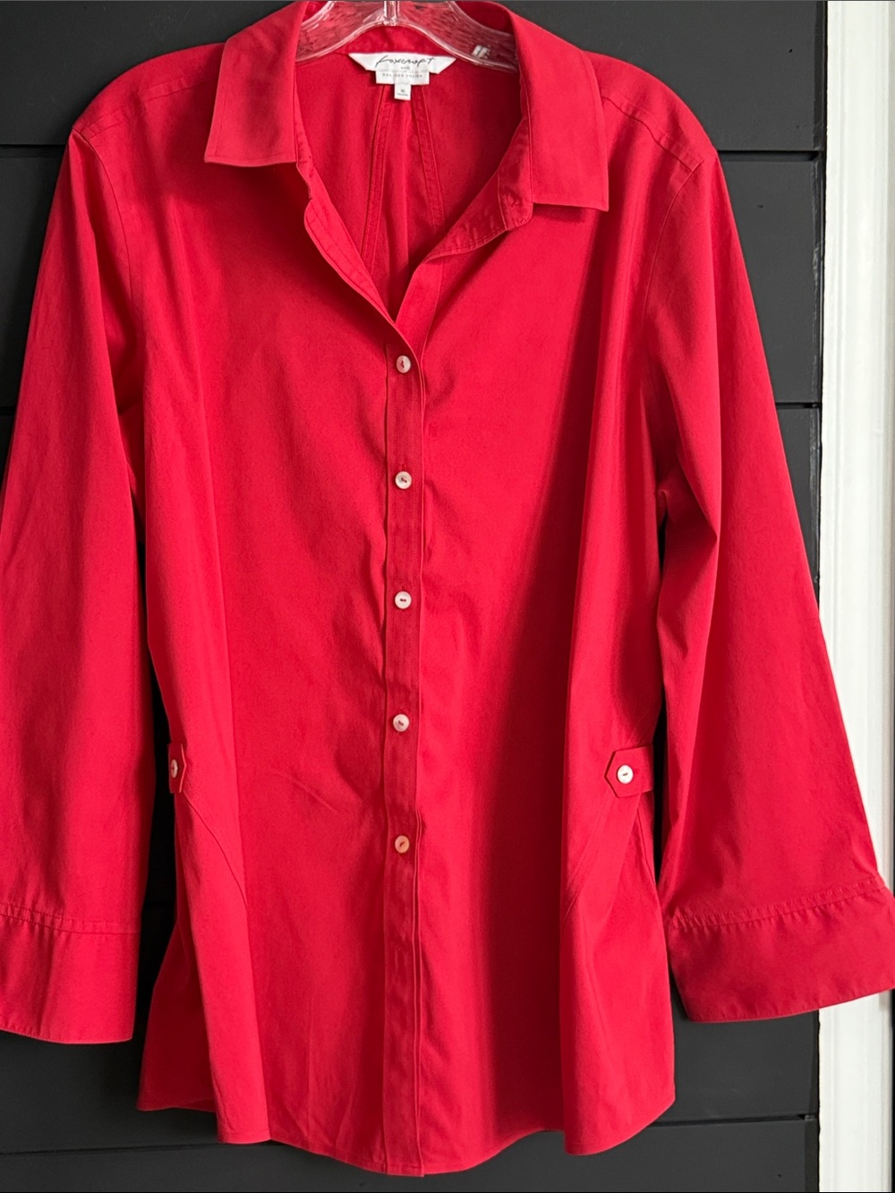 Foxcroft Red  Shirt Women’s 16